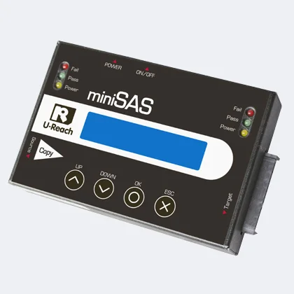 SA200 portable SAS duplicator - u-reach sa200 sas sata portable hard drive ssd duplicator sanitizer